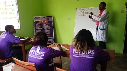 Students in classroom